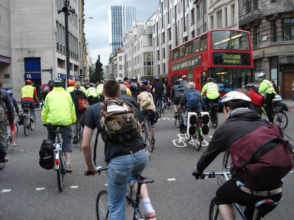 Heading towards Moorgate