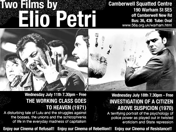 FLYER for the evening's event