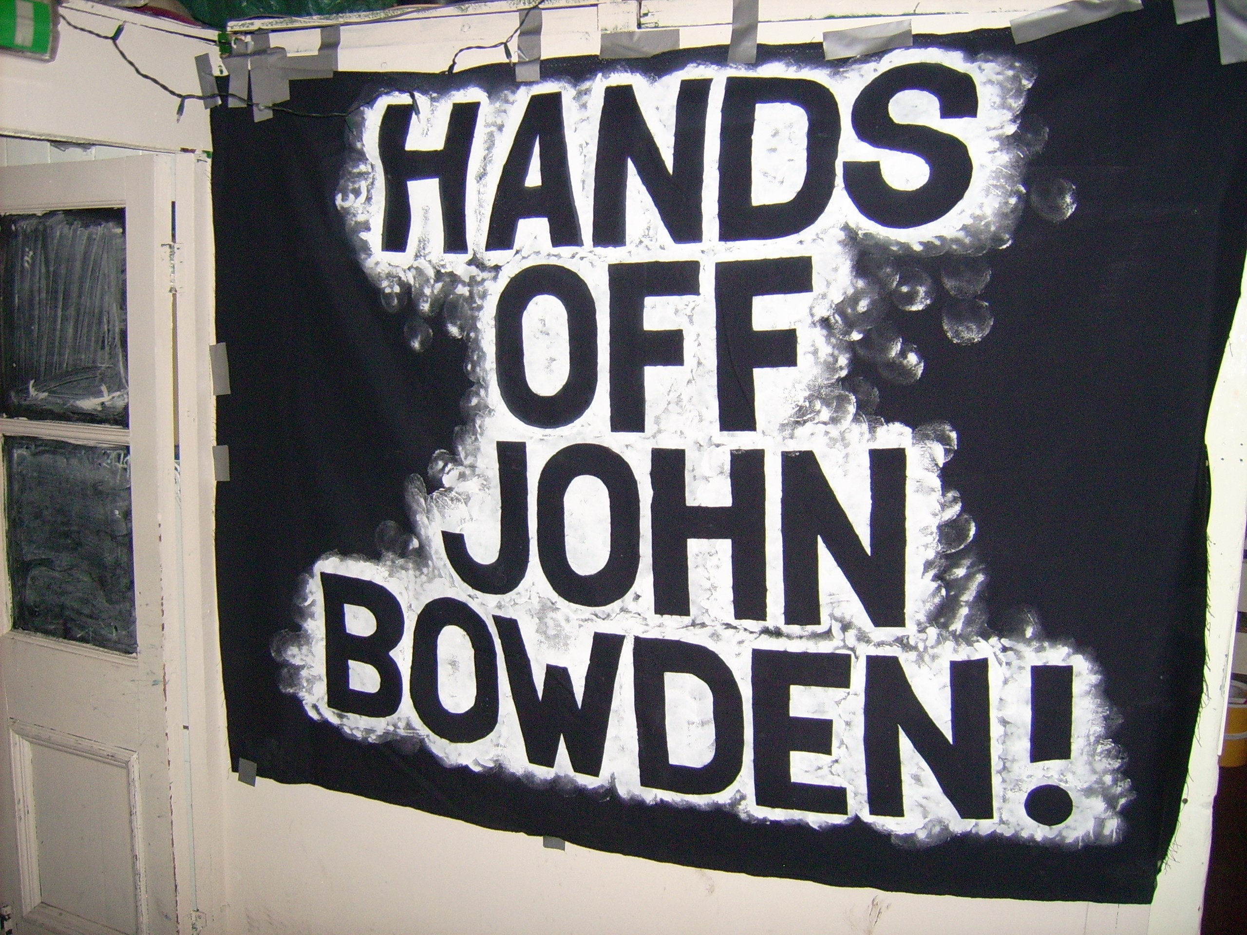 Banner hanging inside The Common Place