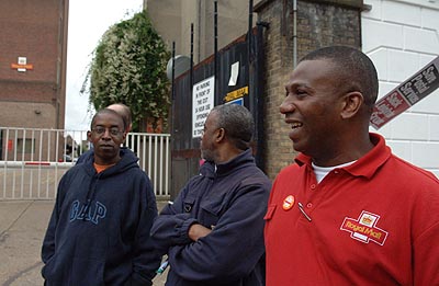 All out at the Islington sorting office.