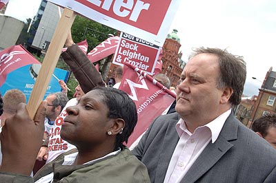 Where we collect CWU General Secretary, Billy Hayes.