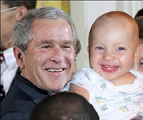 Bush+grandchild