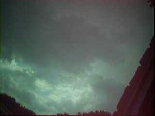 Sheffield sky before heavy rain