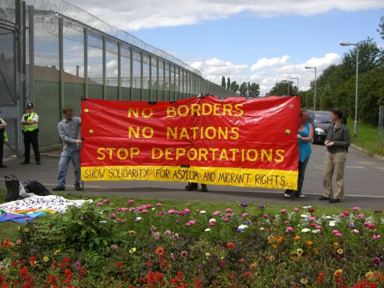 No Borders banner