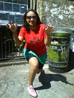 Agent Patelaneeta looks pretty scary with her tank pose