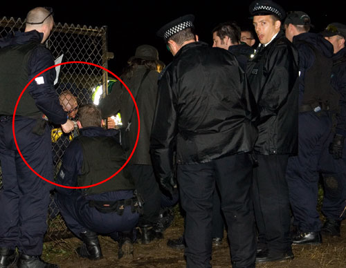 Police attempt to unglue Climate Camp's Penny