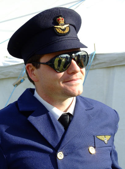 Fry Air pilot looking cool