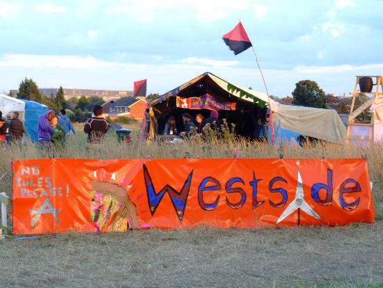 Westside - one of nine or ten neighbourhoods in the camp