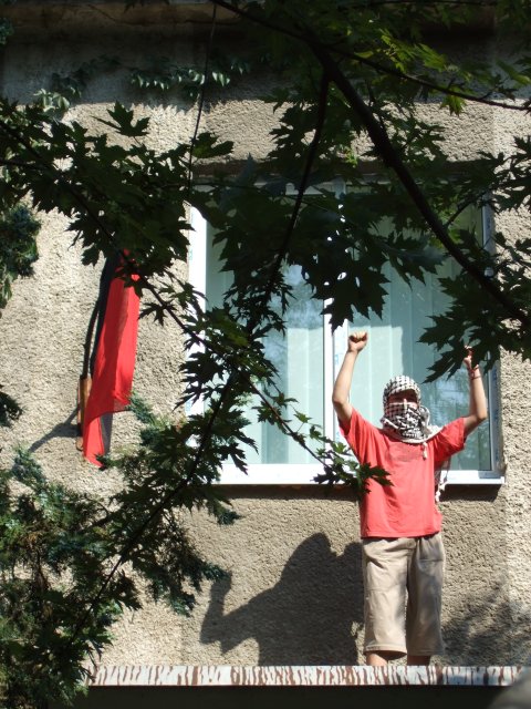 above the entrance to the immigration offices