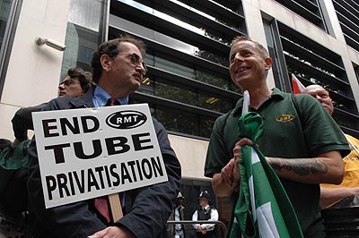 ...outside the Department of Transport.