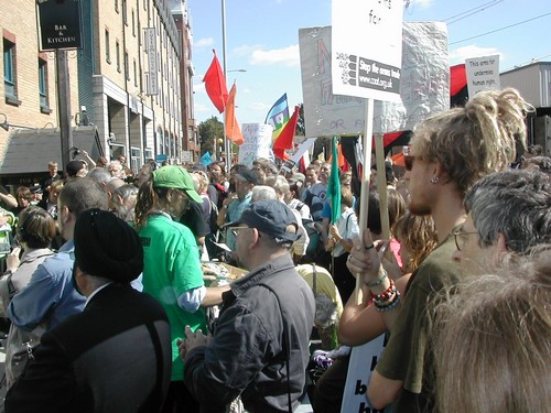 an attentive audience