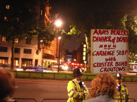 Menu on the murderous gala dinner