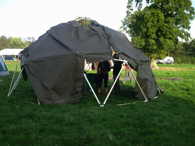 the cinema tent