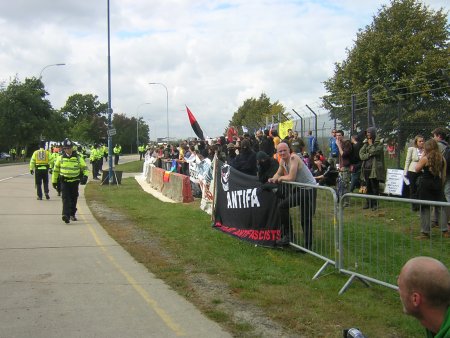 Picket outside Tinsley House detention centre
