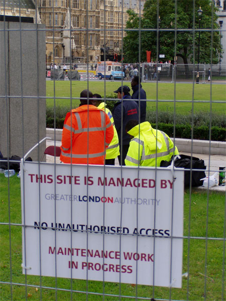 ken's new security force in the square