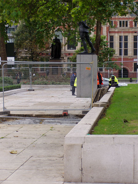 the tiny hole - only sign of any real work