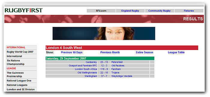 Rugbyfirst London 4 South West Weybridge v Warlingham Crest Nicholson Win Win!