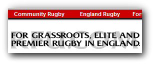 Community Rugby England Rugby - Grassroots, Elite, Premier Rugby...And Sponsors?
