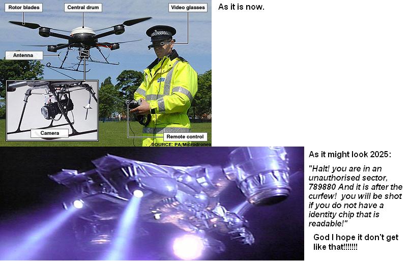 Now as it is and possible future drone: