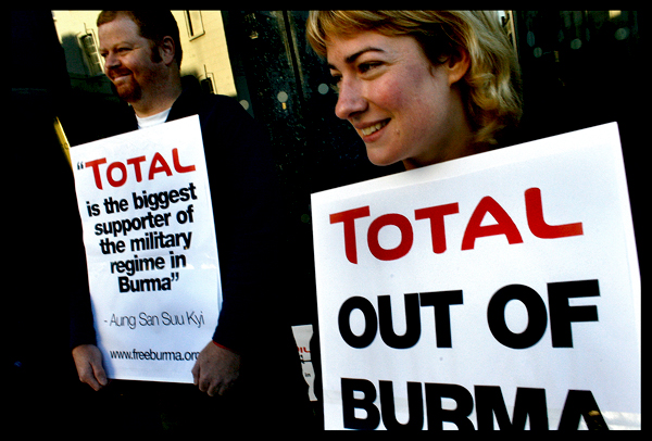 Total out of Burma. Now.