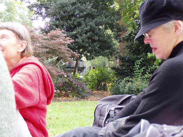 lurking in the bushes at the picnic