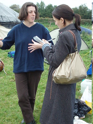 Talking to the media