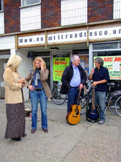 Post gig conferring...