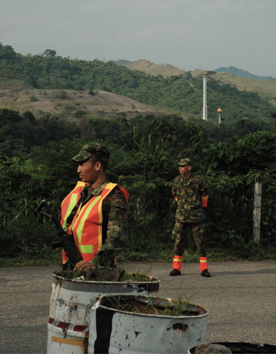 Soldiers of the notorious 16th Brigade protect BP's oil installations