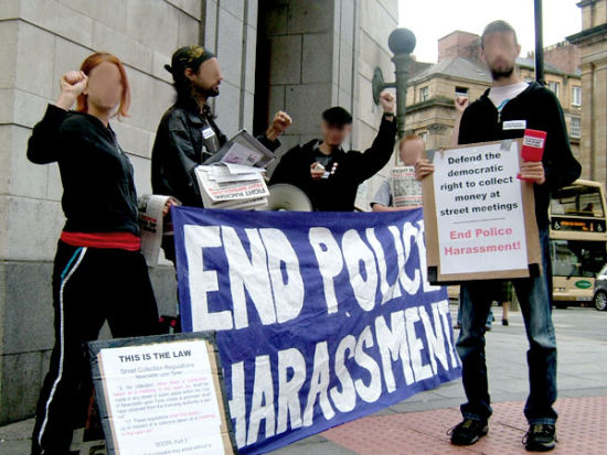 No police harassment!