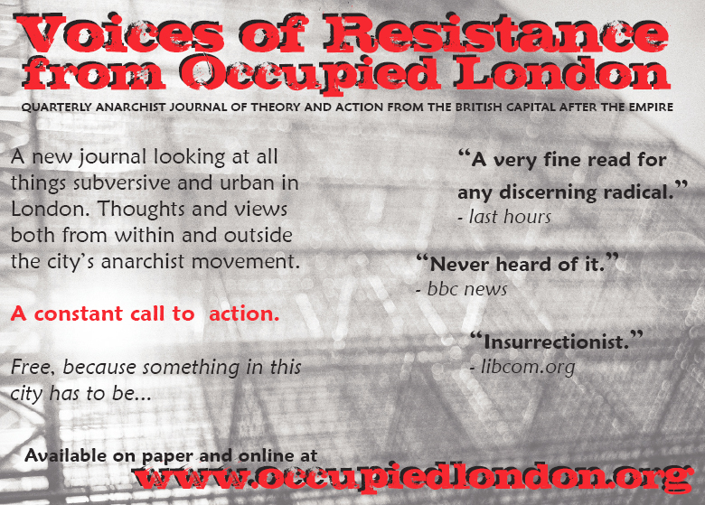 ...it's an Occupied London benefit nite