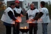 German train drivers on strike