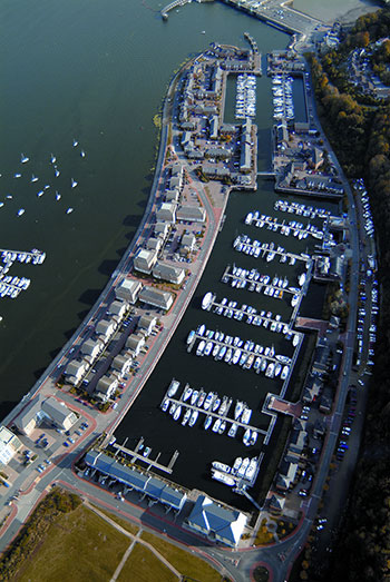 Penarth Marina Cardiff Bay Ariel Shot Better Days With Noah's Ark