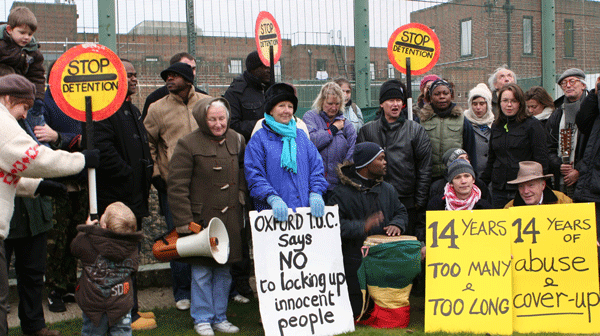 Demonstrators Saturday 24th November 2007