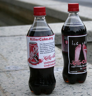 Killer Coke bottles