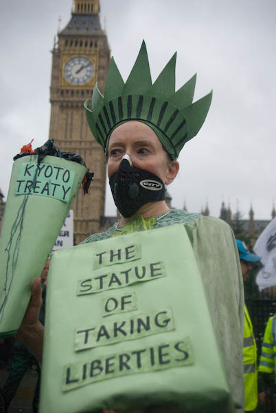 The Statue of Taking Liberties. (C) Peter Marshall