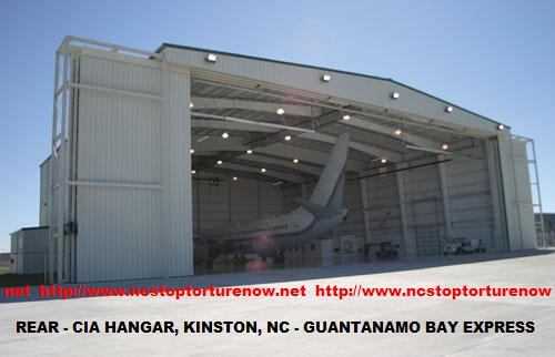 Other side of CIA's torture hangar at Kinston, NC, USA.