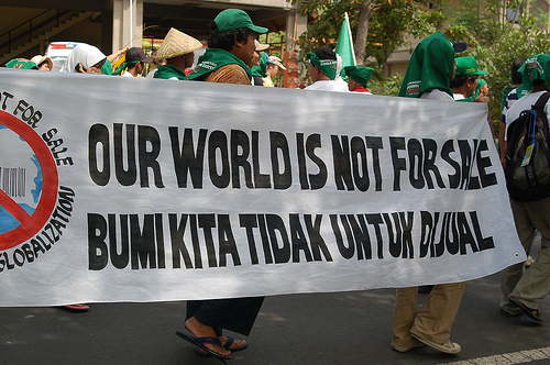 Our World is not For Sale