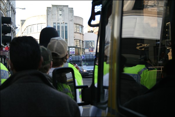 Policing of anti-EDO protests has been heavy.