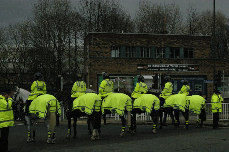 Was there a need for police in riot gear..