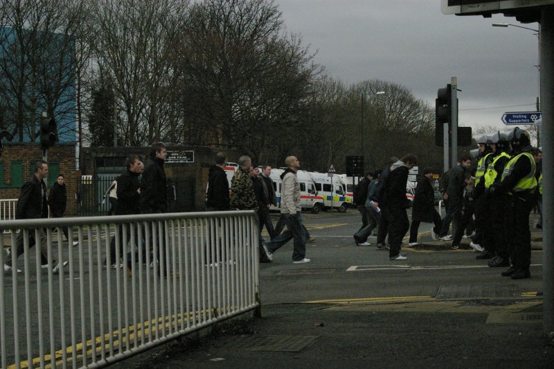 Was there a need for police in riot gear..