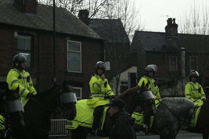 Was there a need for police in riot gear..