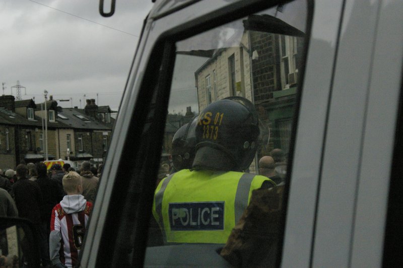 Was there a need for police in riot gear..