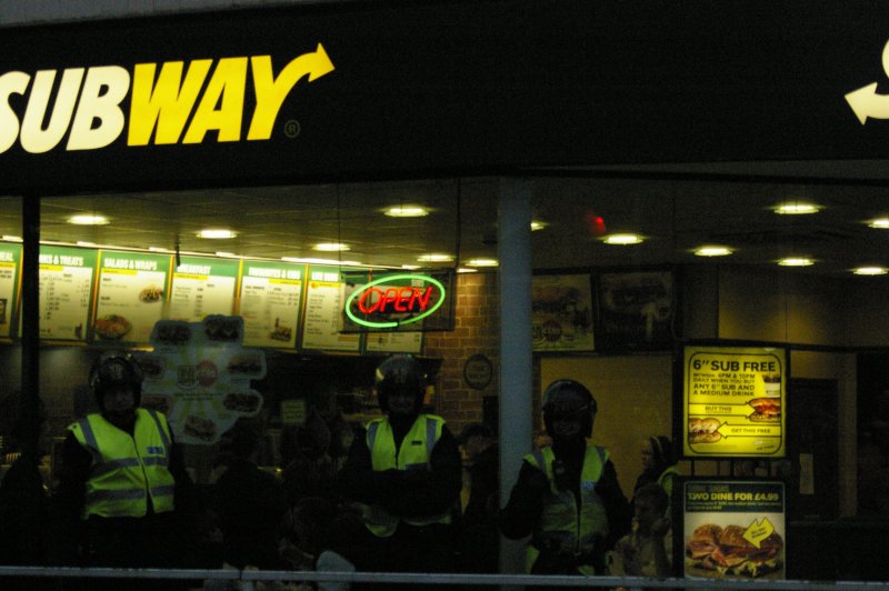 Was there a need for police in riot gear..