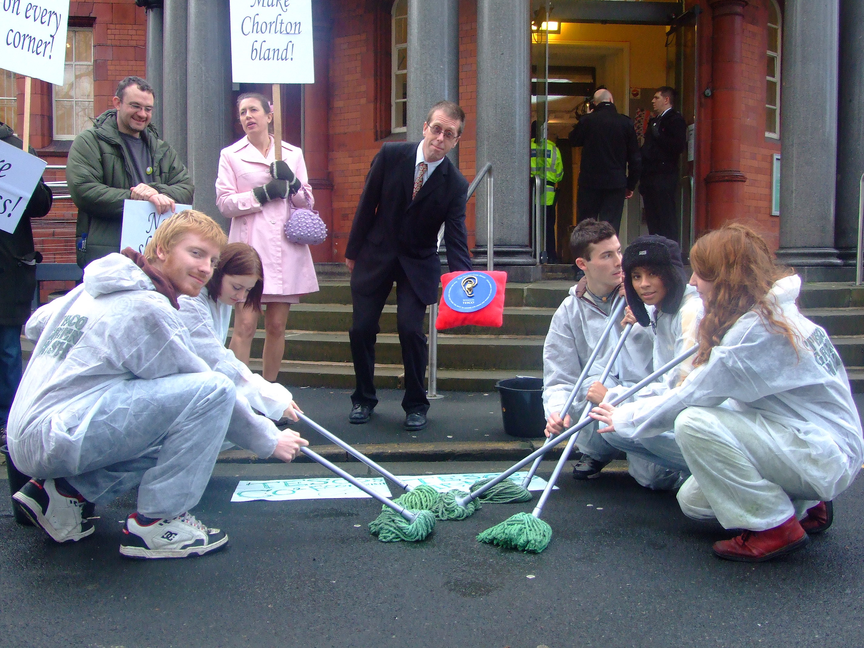 ...and a scrub-a-dub there.