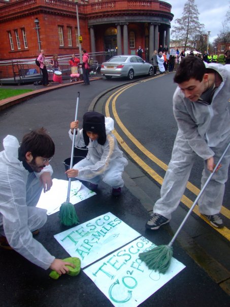 With a scrub-a-dub here...