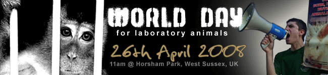 World Day For Lab Animals - March & Rally Around Horsham, Finishing at Novartis