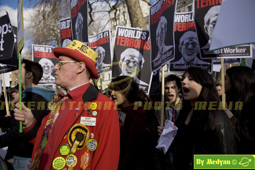 Protest outside Downing Street