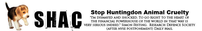 Stop Huntingdon Animal Cruelty