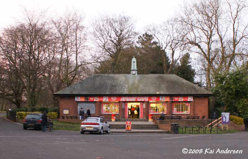 Aviary cafe to be renovated - tree on left to be cut down