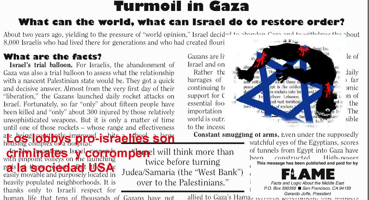 Criminal Pro-Israel Lobbys